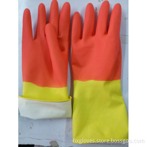 Bi-Colour Household Gloves